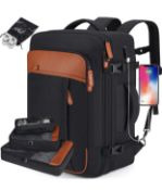 RRP £42.99 Lumesner Carry On Backpack Extra Large 40L Flight Approved Travel Expandable Bag