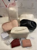 Approximate RRP £90 Collection of Women's Travel Bags and Purses Toiletry Bags