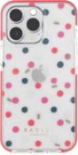 RRP £30 RADLEY Clear Bumper Case for iPhone 12/12 Pro - Evergreen Print/Red Bumpers