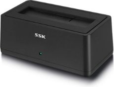 RRP £22.99 SSK Hard Drive Docking Station USB 3.0 to SATA HDD/SSD Enclosure Adapterfor 2.5 & 3.5