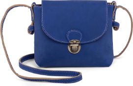 LaRechor Small Cross Body Bag for Women with ANTI-THEFT LOCK Vegan Leather Mini Ladies Handbag