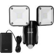 Edishine Battery Powered Motion Sensor Security Light 800LM LED Flood Light IP44 Waterproof Outdoor