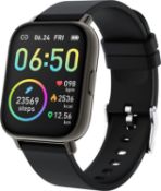 RRP £29.99 Smart Watch, Fitness Tracker 1.69" Touch Screen Fitness Watch with Heart Rate Sleep