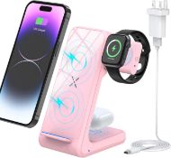 RRP £24.99 Wireless Charger Fast Certified 3 in 1 Charging Station Pop-Up Watch Charging Stand