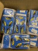 RRP £35 Set of 5 x Aftren Kids Goalkeeper Gloves Super Grip Double Wrap Wristband Training Gloves