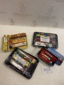 RRP £45 Collection of Reds Filter Tips & Juicy Jay's Mixed Flavoured Rolling Papers with Rigasz Mini