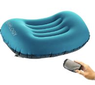 RRP £38 Set of 2 x Trekology Camping Pillows Inflatable Travel Camp Pillows Inflatable Cushion