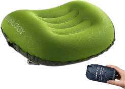 RRP £72 Collection of 4 x Trekology Camping Pillows Inflatable Travel Camp Pillows Inflatable