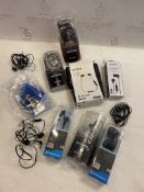 Collection of Sennheiser and Sony Earphones