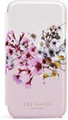 Ted Baker Mirror Folio Case for Iphone 14 Pro - Jasmine Pink