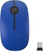 RRP £64 Set of 8 x 2.4G Slim Wireless Mouse with Nano Receiver, Less Noise, Portable Mobile