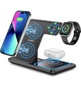 RRP £34.99 Yoxinta Wireless Charger iphone, Apple Watch Charger Stand Watch and Phone Charging Dock