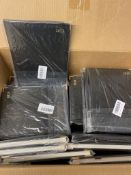 RRP £60 Set of 5 x Ambassador Desk Diary - Week to View - Black - Leathertex