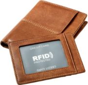 RRP £26.99 GSG Mens Wallets RFID Blocking Bifold Leather Compact Mens Slim Wallet with Removable