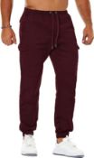 NITAGUT Men's Casual Cargo Pants Joggers Sports Cotton Trousers with Pockets, X-Large