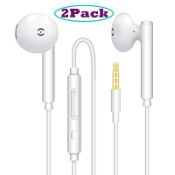 RRP £130 Set of 10 x [2Pack]Earphones MAS CARNEY H892 Noise Isolating in Ear Headphones with with