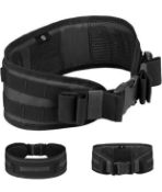 RRP £34 Set of 2 x Selighting Molle Padded Patrol Belt Tactical Protective Combat Waist Belt