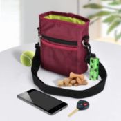 RRP £88 Set of 8 x Reopet Waterproof Dog Treat Pouch Bag with Multiple Pockets, Waterproof and