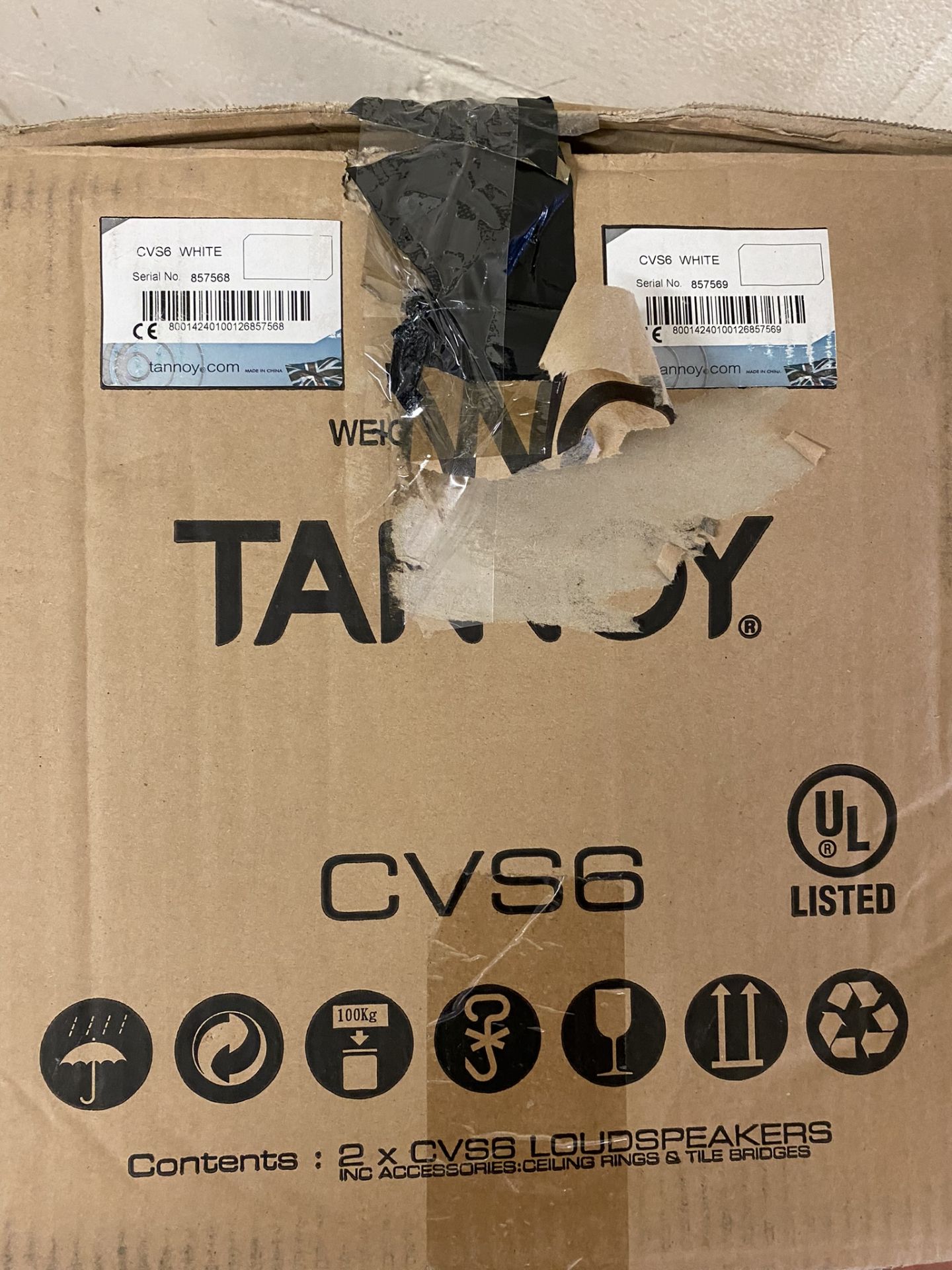 Tannoy CVS6 Professional Ceiling Loudspeakers, Pair - Image 5 of 5