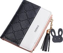 RRP £36 Set of 3 x JOSEKO Girls Wallet, Tassels PU Leather Multi-Slots Short Money Bag Slim Card