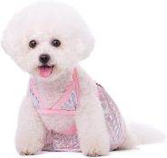RRP £200 Collection of 25 x Dog Bikini Set Puppy Bathing Dress Soft Beach Swimsuit Pet Clothes