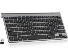 RRP £36 Set of 2 x Pinkcat 2.4G Wireless Keyboard Ultra Slim Ergonomic Quiet Compact Portable