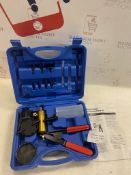 DHA Auto Brake Bleeding Kit, Hand-Held Vacuum Pump Pressure Tester Gauge Set, Brake Clutch Oil Bleed