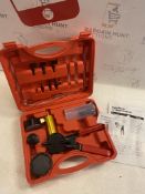 DHA Auto Brake Bleeding Kit, Hand-Held Vacuum Pump Pressure Tester Gauge Set, Brake Clutch Oil Bleed