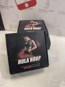 RRP £48 Set of 3 x Weighted Hula Hoop – Premium Auto Spinning Hoop Detachable Smart Hoops - 360
