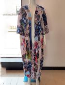 RRP £23.99 Bsubseach Womens Chiffon/Rayon Beach Blouses Kimono Cardigan Long Bikini Cover Up