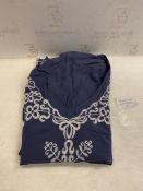 RRP £25.99 Bsubseach Embroidery V Neck Short Sleeve Swimsuit Cover Up for Women Swimwear Beach