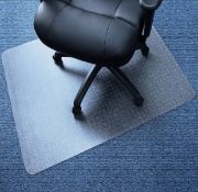 RRP £54.99 Marvelux Large PVC Office Chair Mat 120 x 150cm Vinyl Clear Floor Protector