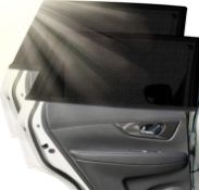 RRP £39 Set of 3 x MantenTop 2Pack Car Sun Shades Block UV Rays, Full Window Mosquito Net 100%