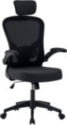 RRP £89.99 OWAY HOMELIVING TovoYar Ergonomic Office Chair High Back with Lumber Support Adjustable