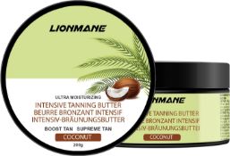 RRP £30 Set of 2 x Lionmane Tanning Cream- 200g, Accelerator Tanning Lotion Self Tanner Gel