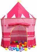 Raxter Play Tents, Children’s Indoor Tent Polyester Princess Tent Pop Up Castle Play Tent
