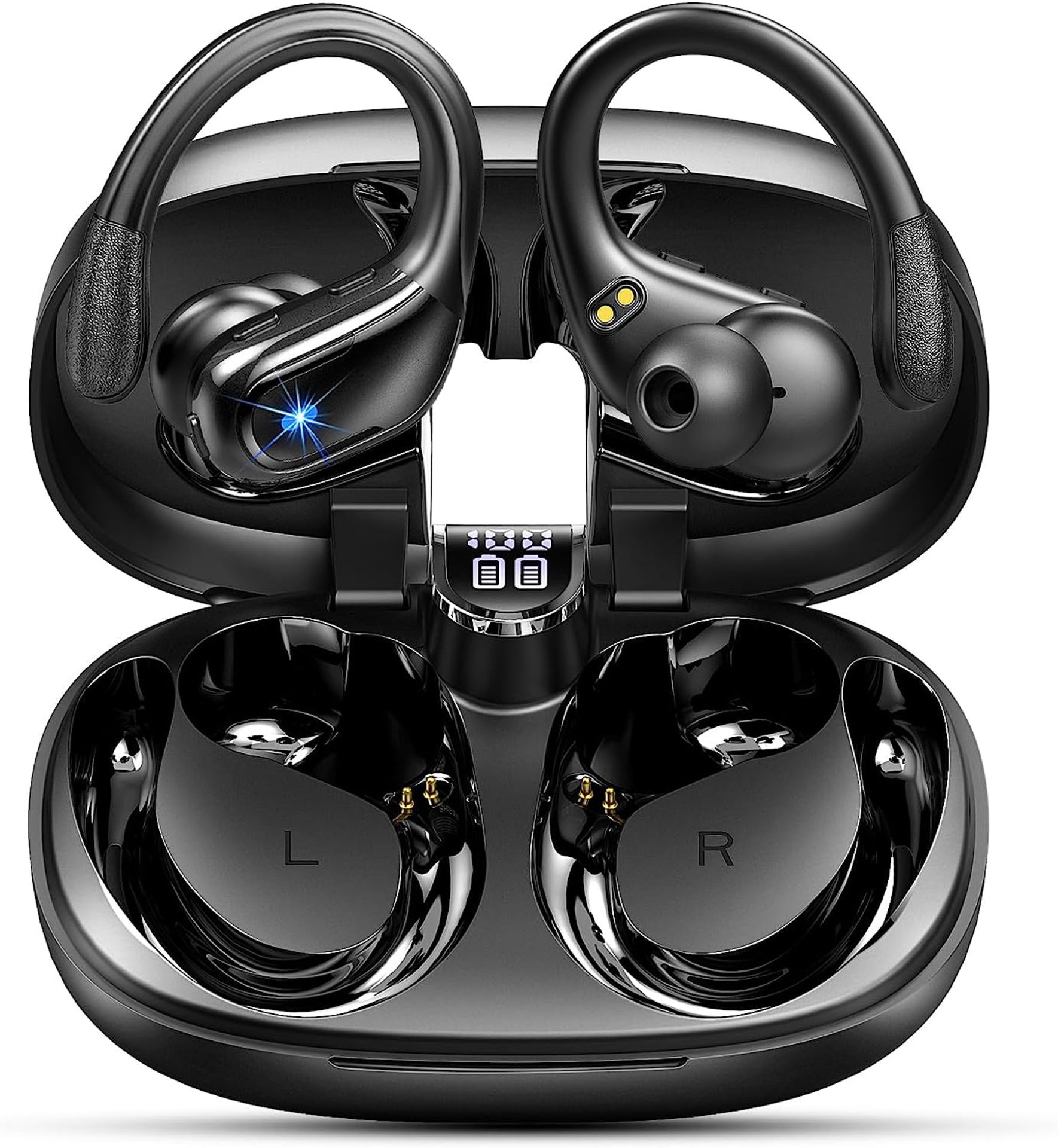 RRP £49.99 Wireless Earbuds, Bluetooth 5.3 Headphones Wireless with CVC8.0 Noise Cancelling Mic, IP7