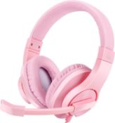 RRP £80 Set of 4 x DIWUER Gaming Headset, Bass Surround and Noise Cancelling 3.5mm Over Ear