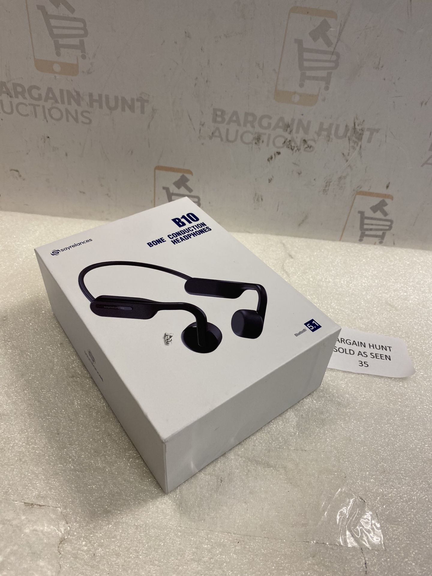 RRP £35.99 Sayrelances Bone Conduction Headphones, Bluetooth Wireless Running Open Ear Earphone with - Image 2 of 2