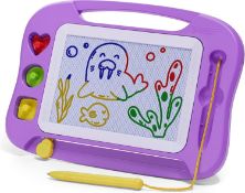 RRP £52 Set of 4 x SGILE Magnetic Drawing Board for Kids, Colorful Erasable Doodle Board with Magnet