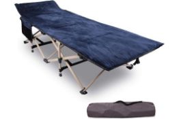 RRP £89.99 REDCAMP Folding Camp Beds for adults with Mattress support 500 lbs, 28" Extra Wide