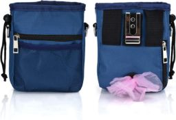 RRP £40 Set of 4 x Reopet Waterproof Dog Treat Pouch Bag with Multiple Pockets,Waterproof and