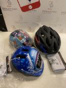 Set of 3 x Bicycle Helmets, Kids Bike Helmets