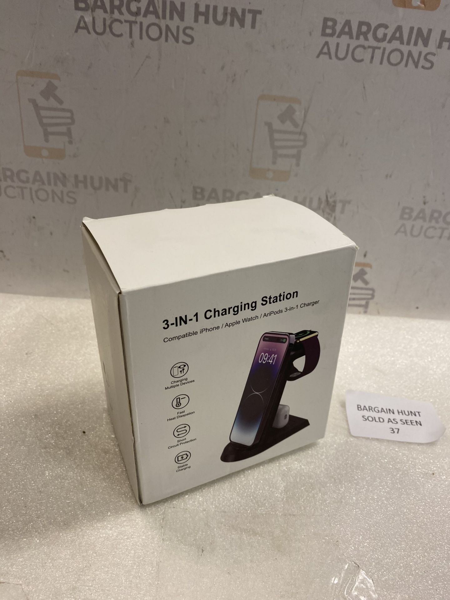 RRP £24.99 Wireless 3-in-1 Charging Station for Apple Devices, Wireless Charger Stand - Image 2 of 2