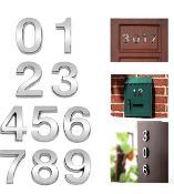 RRP £35 Set of 5 x 10-Pieces Reflective Door Numbers 3D Mailbox Numbers