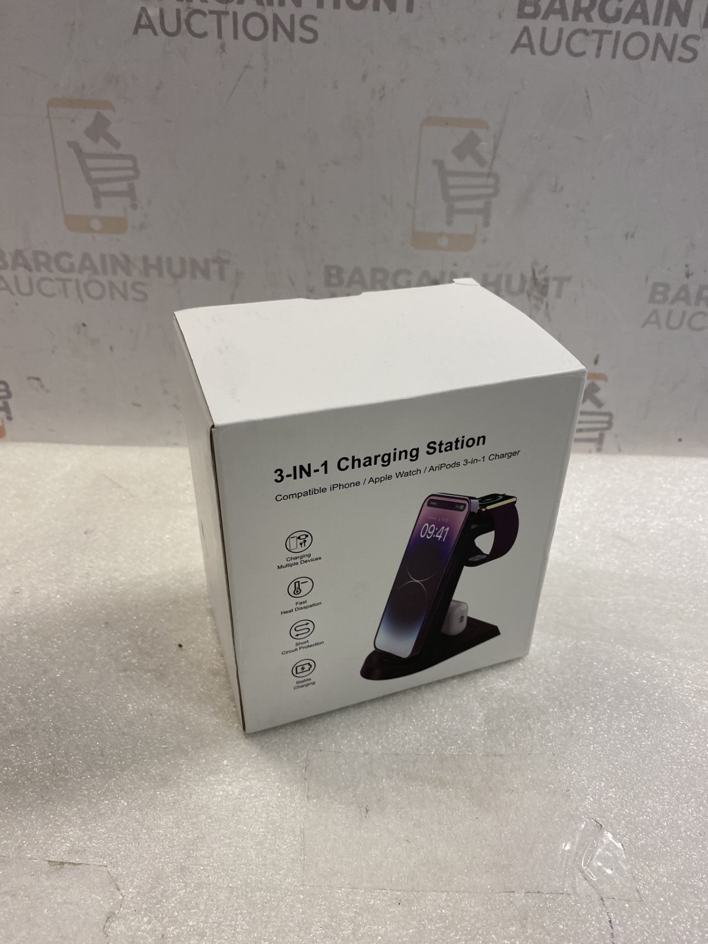 RRP £24.99 Wireless 3-in-1 Charging Station for Apple Devices, Wireless Charger Stand - Image 2 of 2