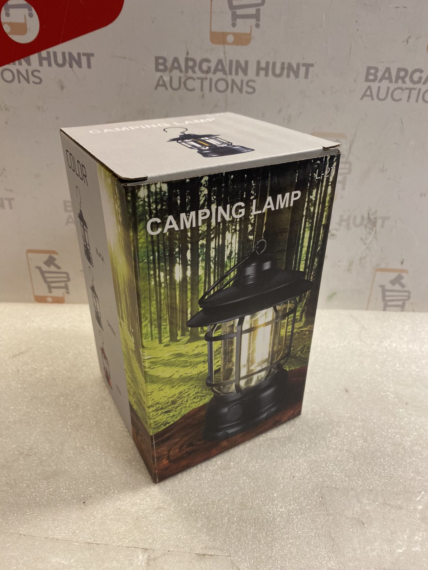 Camping Lantern Rechargeable, Retro Metal Camping Light, Hanging Dimmable COB Brightness Tent Light - Image 2 of 2