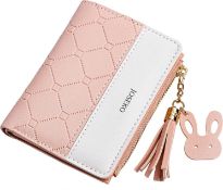 RRP £48 Box of 4 x JOSEKO Girls Wallet, Tassels PU Leather Multi-Slots Short Money Bag Slim Card