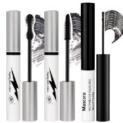 Set of 4 x 3-Different Classic Everyday Mascaras, Volume and Length, Long Lasting, Waterproof
