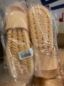 RRP £38 Set of 2 x JaneTroides Thick Slippers Platform Summer Beach Eva Soft Sole Sandals, 38-39 EU